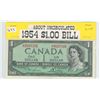 Image 1 : 1954 $1.00 About Unc.