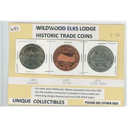 Wildwood Elks - Three Special Trade Coins
