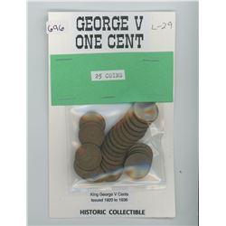 Package of George V One Cent