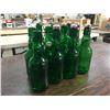 Image 4 : 10-Green Beer Bottles "Grolsch"