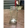 Image 1 : Small Atlas Mason Jar, Measurements On Side, No Cover