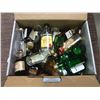 Image 1 : (In Box, 31 Small Liquor Bottles, 30 Glass and 1 Plastic) All Hold About 1.6 OZ (From Air Flights In