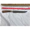Image 3 : Beige Box With 5 Meat Carving Tools (Unused): 1 Gold Plated Trim Fork, 2 Goletti Ebony Serrated Stai