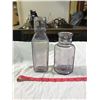 Image 1 : 2 Light Purple Bottles, Mottled, No Lids