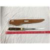 Image 2 : Uncle Henry Fish Filleting Knife In A Leather Case