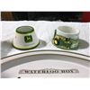 Image 5 : John Deere Tray + John Deere Ceramic Candle Holder (Has Small Chip)