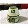 Image 6 : John Deere Tray + John Deere Ceramic Candle Holder (Has Small Chip)