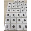 Image 2 : 39 American 1 cent wheat pennies various dates plus 2 5 cents (American) 1940, 1964
