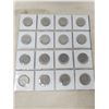 Image 2 : 16 American 25 cent coins, various dates