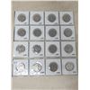 Image 1 : 16 American 25 cent coins, various dates