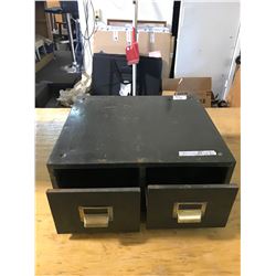 Small 2 Drawer Metal Filing Cabinet