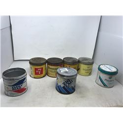 7 Tobacco Tins