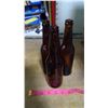 Image 1 : 3 TALL BROWN BEER BOTTLES