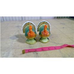 OLD TURKEY SALT AND PEPPER SHAKERS