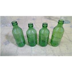 4 GREEN MOUTIAN DEW BOTTLES SHORT