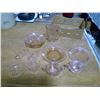 Image 2 : Large Lot of Pink Depression Glass