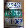 Image 2 : Five Sask License Plates