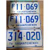 Image 3 : Five Sask License Plates