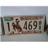 Image 3 : Wyoming License Plates