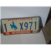 Image 3 : Wyoming License Plates