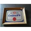 Image 1 : Labatt's Pilsner Mirror Sign 14x11"