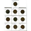 Image 1 : Canadian large cent 1911-1920 various grades lot of 10