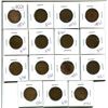 Image 1 : Canadian large cent various dates & grades lot of 15