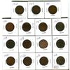 Image 1 : Canadian large cent various dates & grades lot of 15
