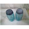 Image 3 : 2 BLUE MASON JARS PATENT NOV. 30 1858