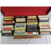 Image 1 : Lot of vintage 8 track tapes rock and roll with case