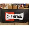 Image 1 : Champion Shop Sign Plastic 66" X 36"