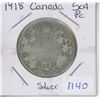 Image 1 : 1918 CANADA 50 CENT PIECE