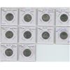 Image 1 : 10 CANADIAN QUARTERS 1867-1992 (PROVINCES & TERRITORIES)