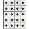 Image 1 : FULL SHEET (20) OF CANADIAN PENNIES VARIOUS YEARS 1932-1962