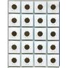 Image 2 : FULL SHEET (20) OF CANADIAN PENNIES VARIOUS YEARS 1943-1953