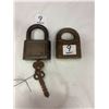 Image 1 : 2 Vintage Padlocks: Titan has keys; Climax no keys