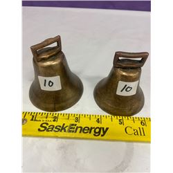 2 Brass Bells - Original Dongers
