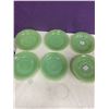 Image 1 : 6 Jade-Ite Plates - 6" - 3 are marked Fire King