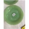 Image 3 : 6 Jade-Ite Plates - 6" - 3 are marked Fire King