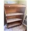 Image 1 : Stacking Oak Book Case - comes with top & base - no doors