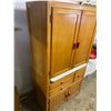 Image 2 : 1 Piece Birch Kitchen Cabinet - 66"tall x 34" wide x 20" deep