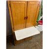 Image 3 : 1 Piece Birch Kitchen Cabinet - 66"tall x 34" wide x 20" deep