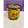 Image 1 : Red Head Grease Tin - 5lb - Rare Tin