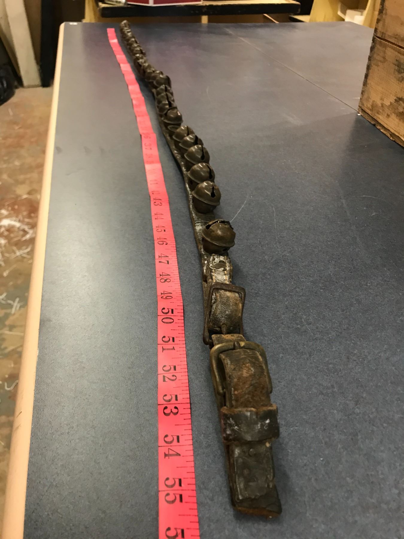 Horse Harness With Sleigh Bells ( 4 Bells Missing From Strand