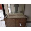 Image 1 : Dresser With Mirror 47" X 16" X 32"