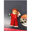 Image 3 : New Kids On The Block Button + (2) Cabbage Patch Dolls Christmas Decorations
