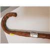 Image 4 : 34" Hand made wooden cane with hallmarked sterling silver