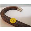 Image 2 : 36" Hand made wooden cane with hallmarked sterling silver