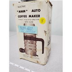 12V coffee maker, plugs into cigarette outlet
