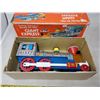 Image 1 : Battery operated 'giant express' locomotive with sounds & lights, vintage
